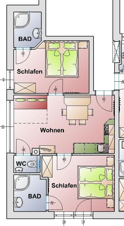 Appartements Stockinger Grossarl Oda fotoğraf